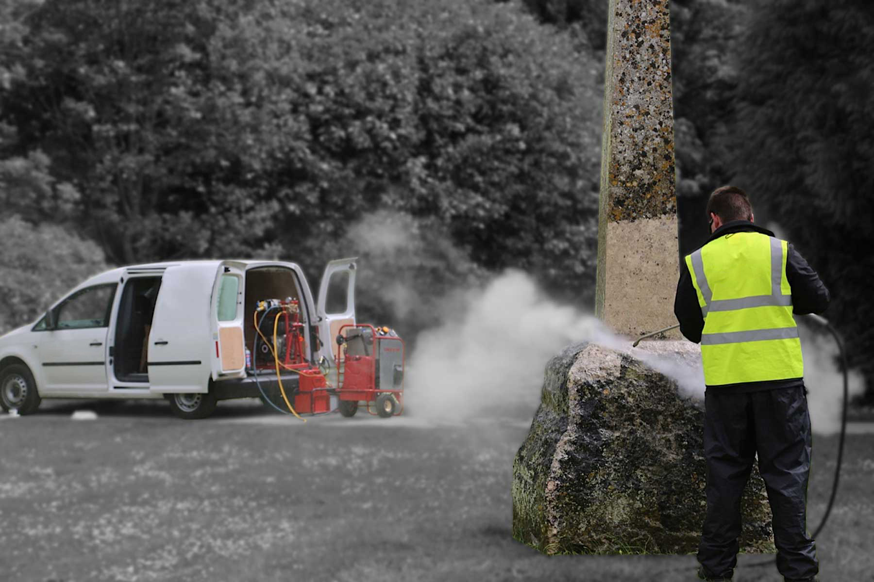 DOFF Stone Cleaning in Wasperton