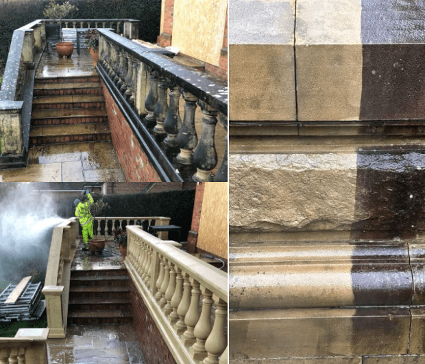 DOFF Stone Cleaning cleaning examples